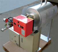 木質系バイオガス温水発生機